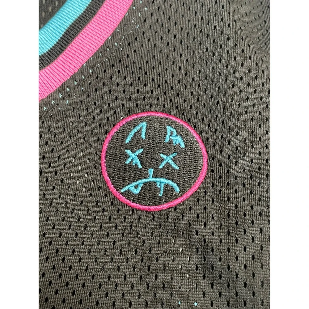 Stand Atlantic Basketball Jersey Unisex Medium Black Pink Elephants Tour Merch